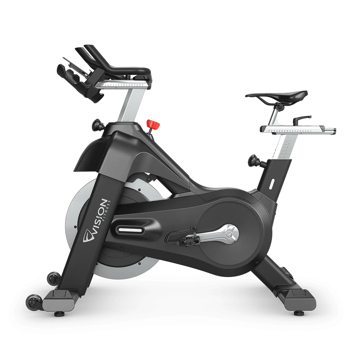 Vision Fitness - IC700 Indoor Cycle with Console, Sweatproof headband, Battle Ropes