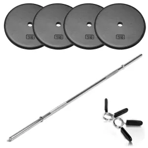 Shop the Hype 110lbs Standard Barbell Set Better Than Ever, Weighted Vests, Running socks padded, Best elliptical machine