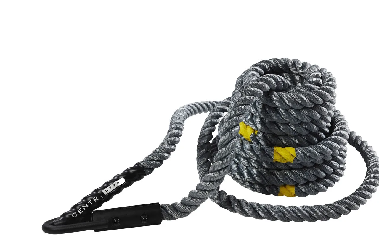 Centr x Hyrox Competition Power Rope, Non Folding Treadmills