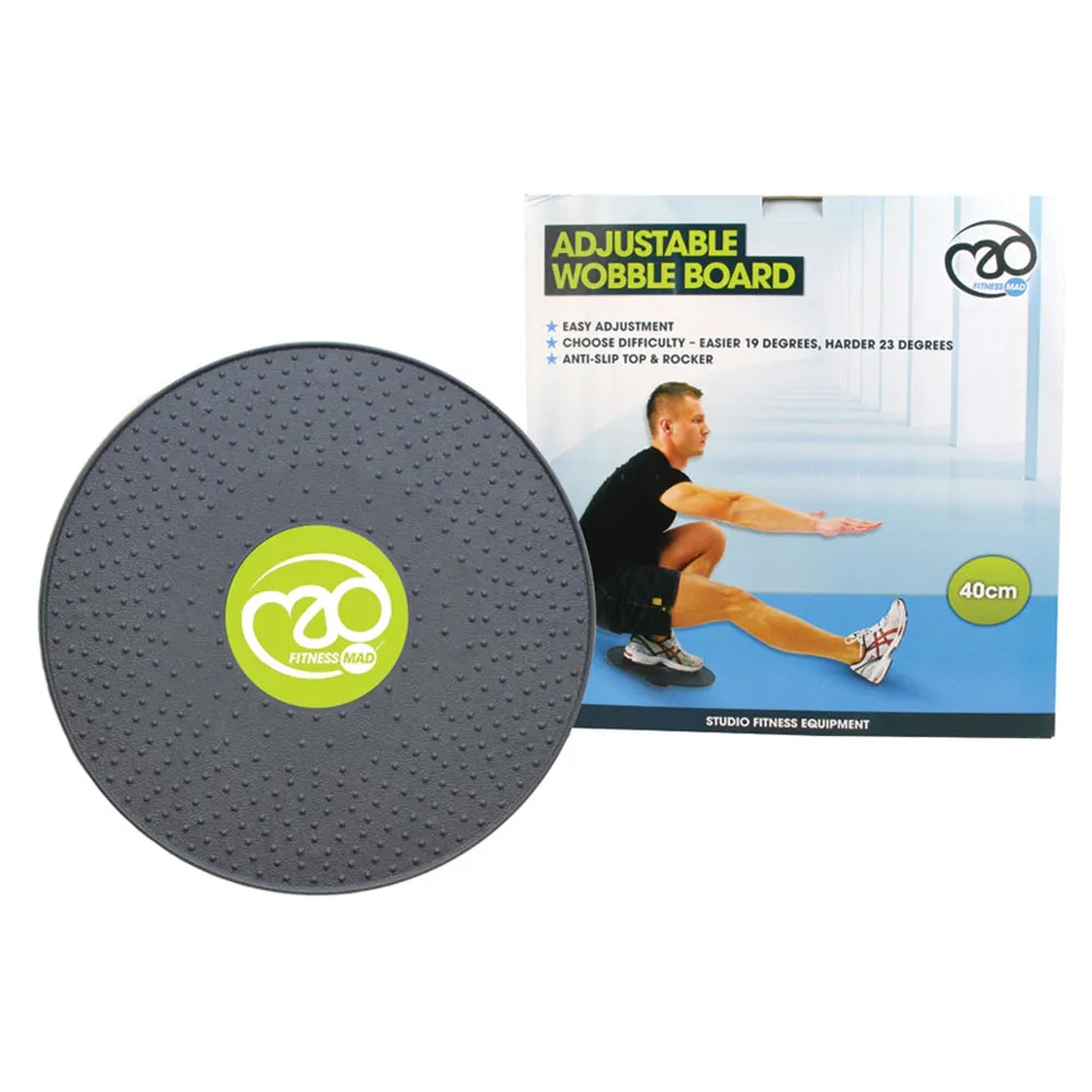 Fitness Mad Adjustable Wobble Board | 40cm, Commercial Bikes