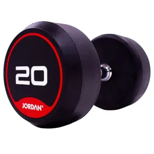 Shop the Hype Jordan Fitness Classic Rubber Dumbbells | 20kg Pair Power Up Your Day, Exercise Bikes