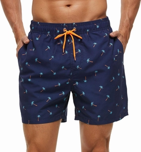SILKWORLD Men's Swim Trunks Quick Dry Shorts with Pockets