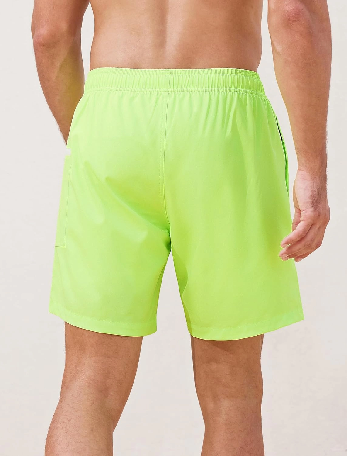 SILKWORLD Mens Swim Trunks 6" Quick Dry Bathing Suit Beach Swimming Shorts with Compression Liner and Zipper Pockets