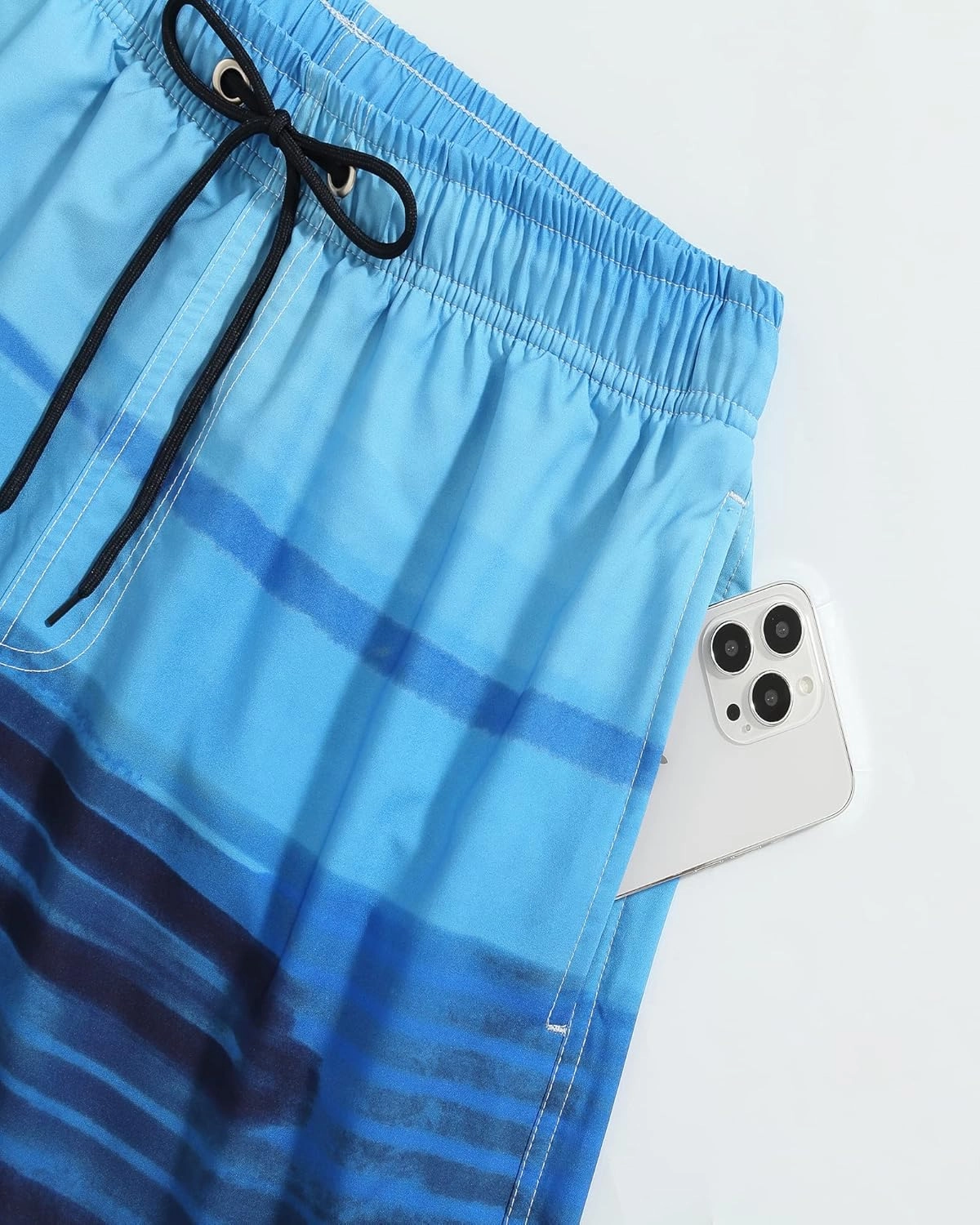 SILKWORLD Mens Swim Trunks Quick Dry Compression Liner 2 in 1 Shorts Men Swimsuit