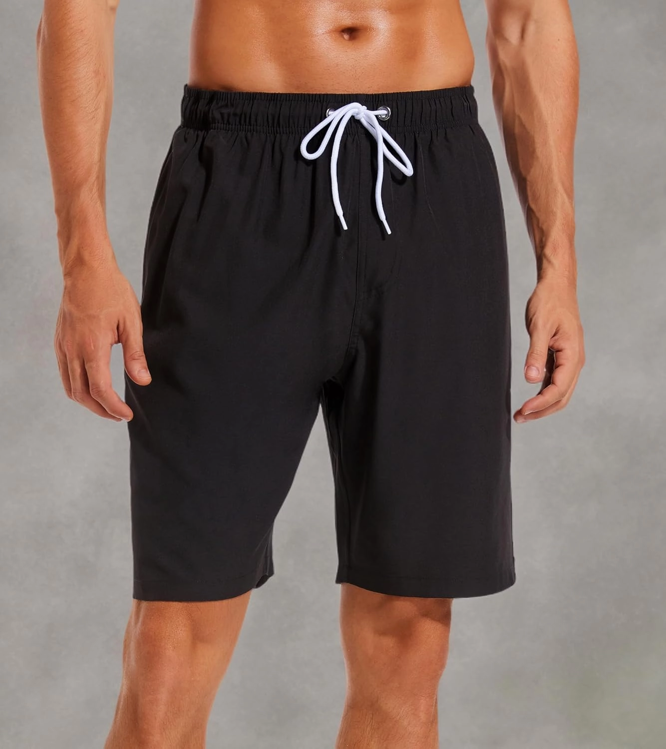 SILKWORLD Mens Swimming Shorts Quick Dry Beach Trunks Swimwear with Mesh Lining