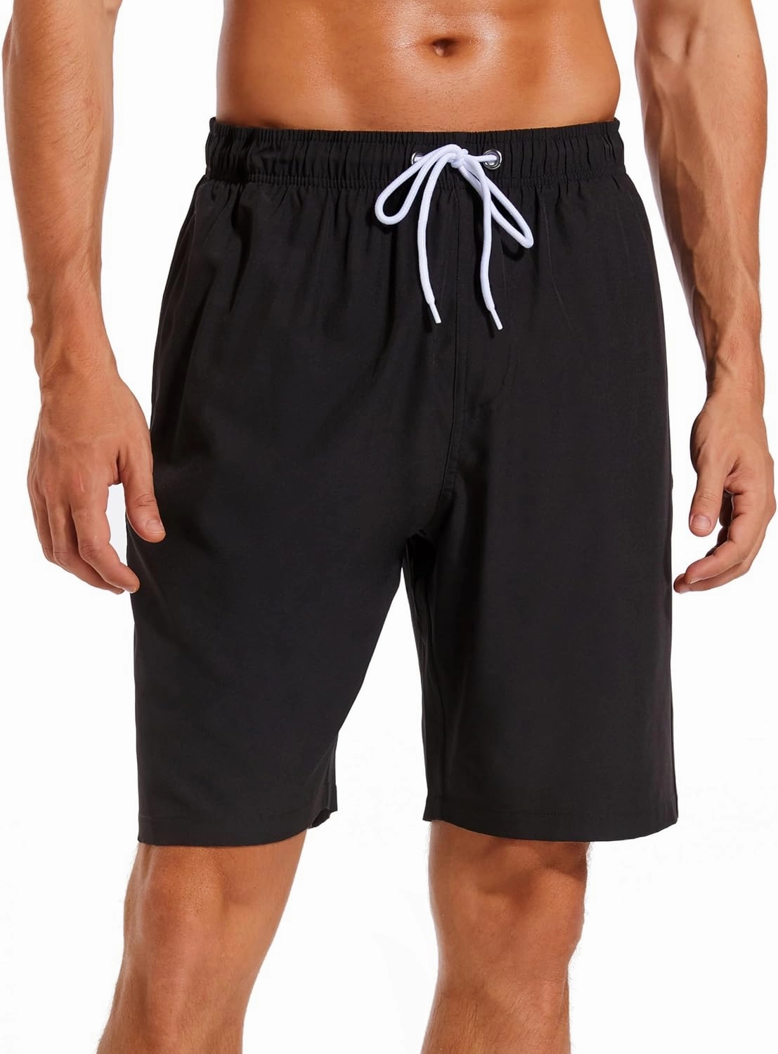SILKWORLD Mens Swimming Shorts Quick Dry Beach Trunks Swimwear with Mesh Lining