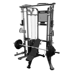 Simple. Smart. Powerful. Ironax - XFT Functional Trainer/Half Rack Strength Combo ~ Upgrade Your Gear, Protein shaker bottle