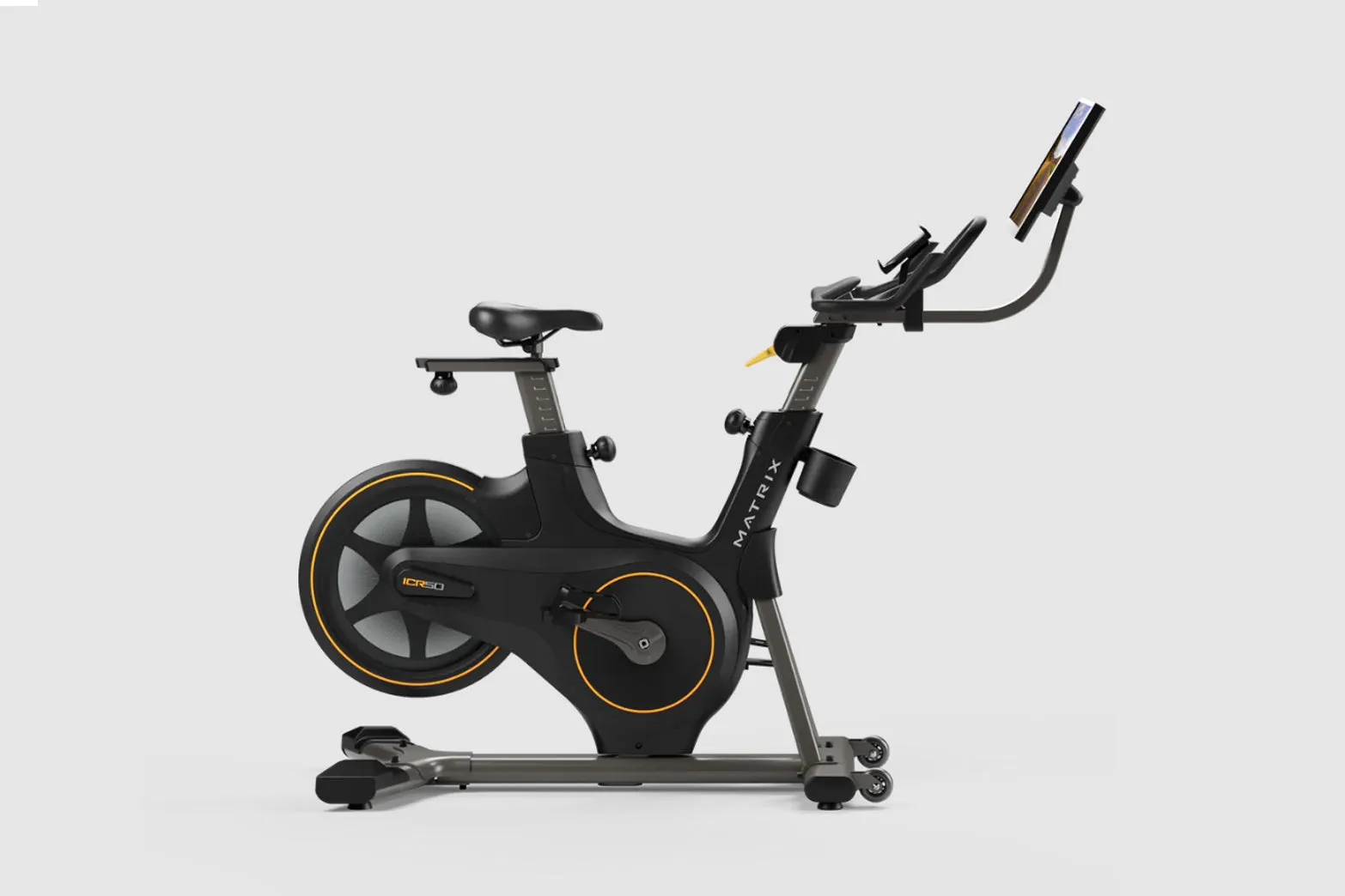 Matrix ICR50 Indoor Cycle (SUMMER SALE w/ FREE 22' IX Console), Personal Fixed Barbell
