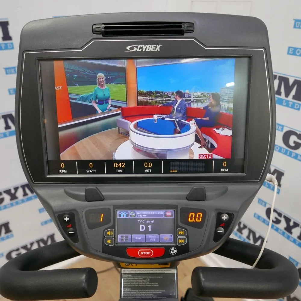 Refurbished Cybex 770R Recumbent Bike with E3 Console, Olympic Individual Frisbee, Indoor Bikes