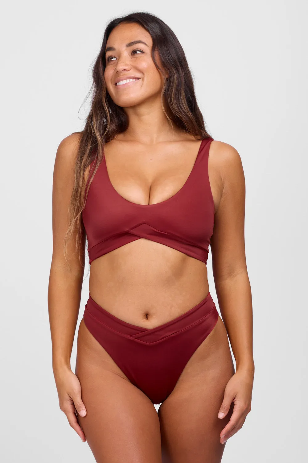 Sirena Bikini Bottom - Garnet