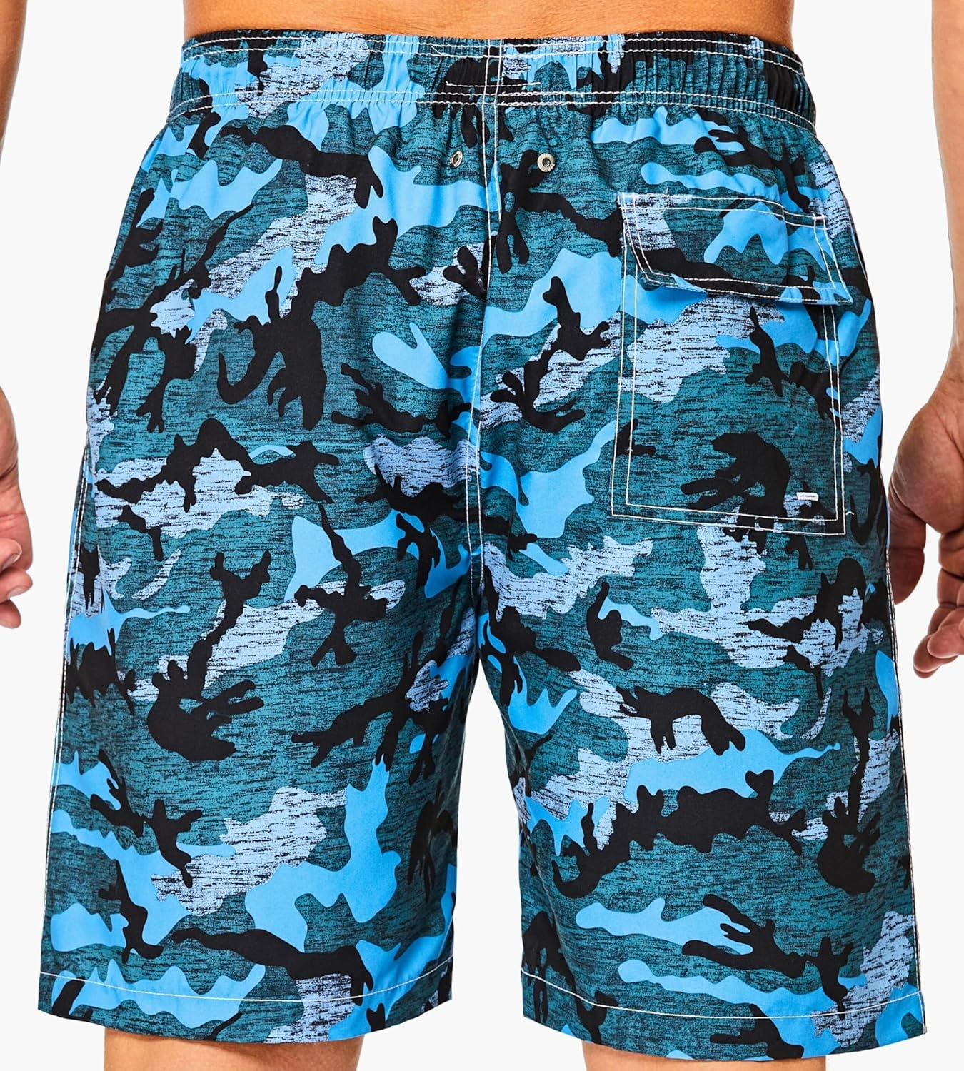 SIX ISLANDS Quick-Dry Swim Trunks - Comfortable Mens Boardshorts, 9" Inseam, Variety of Tropical & Classic Designs