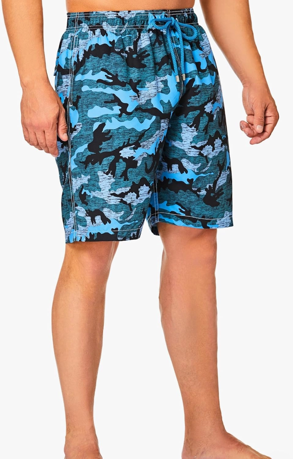 SIX ISLANDS Quick-Dry Swim Trunks - Comfortable Mens Boardshorts, 9" Inseam, Variety of Tropical & Classic Designs