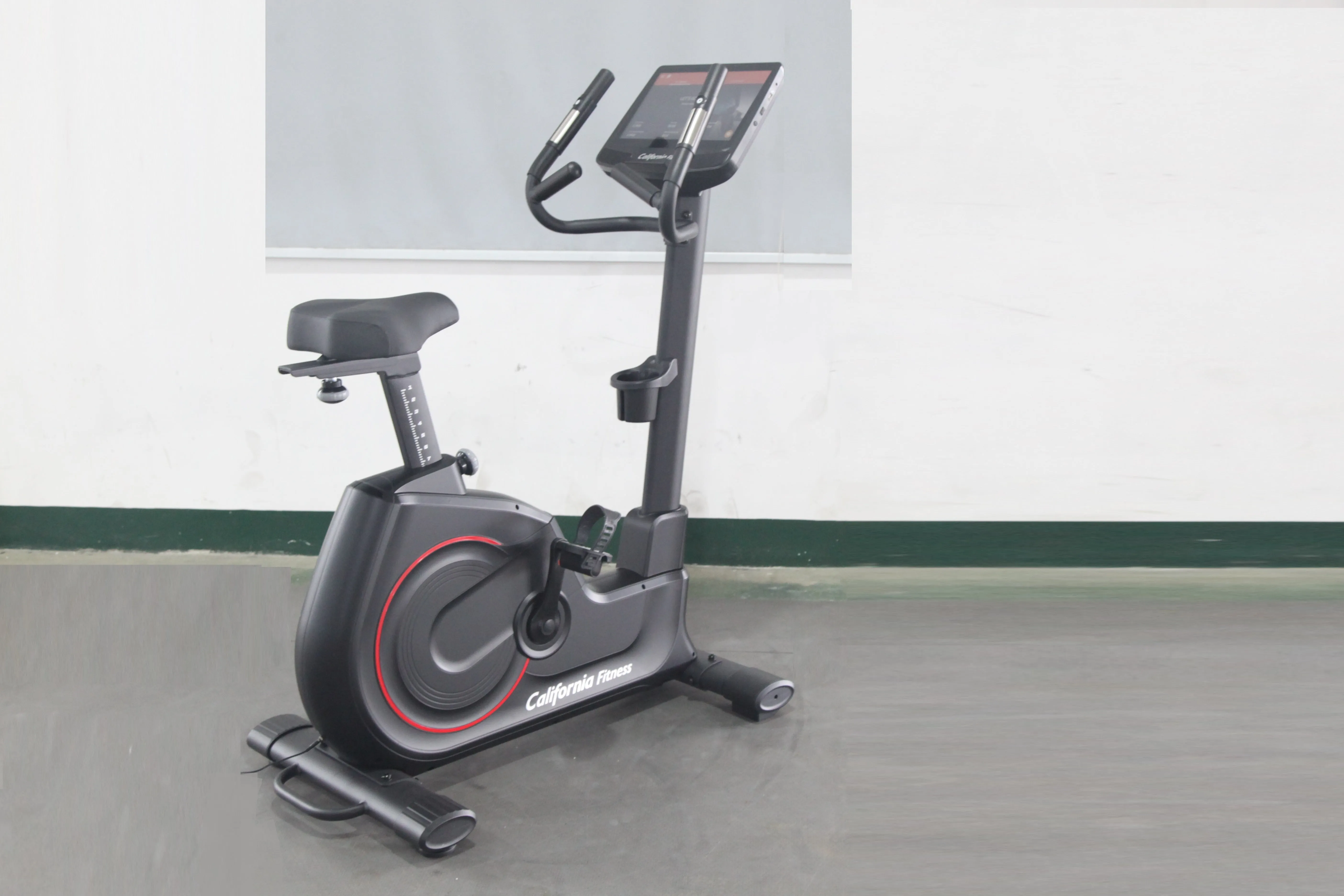 California Fitness U8 Upright Exercise Bike (SUMMER SALE), Steel Plates, Weight Plates, Cable Systems