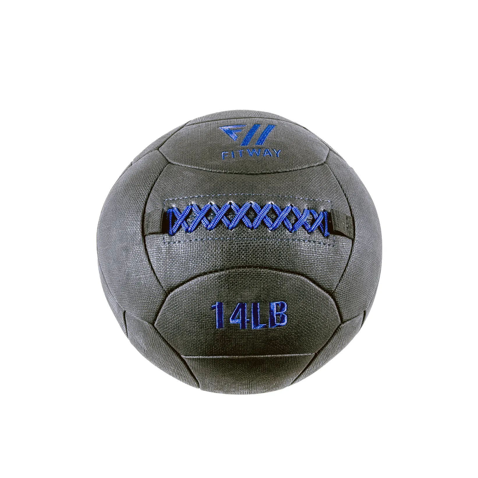 Smart Pick Fitway PVC Wall Ball - 14lb Moving Fast, Recycled rubber gym flooring