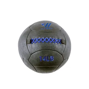 Smart Pick Fitway PVC Wall Ball - 14lb Moving Fast, Recycled rubber gym flooring
