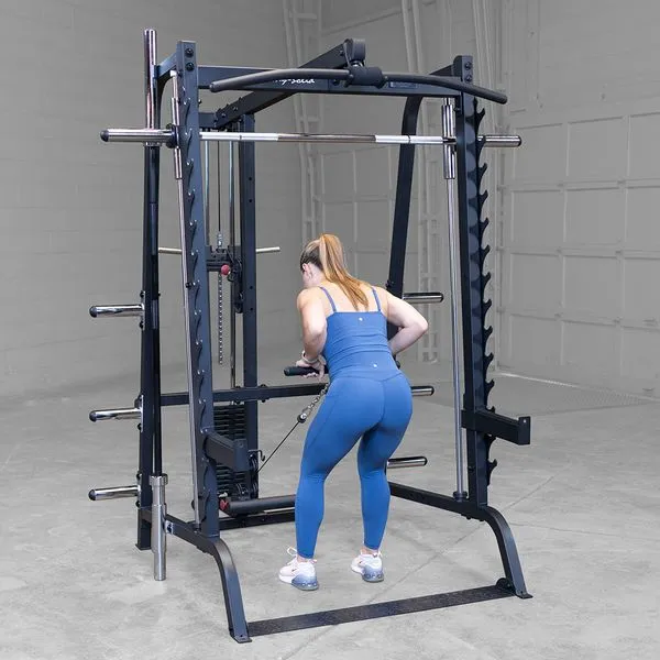 GLA348QS Lat Attachment for Series 7 Smith Machine, Rower Accessories, Dumbbell rack, Deadlift platform