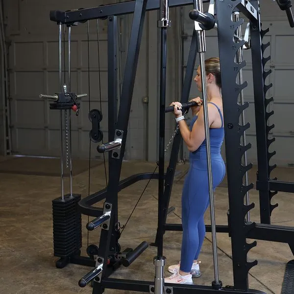 GLA348QS Lat Attachment for Series 7 Smith Machine, Select Functions, Folding Treadmills