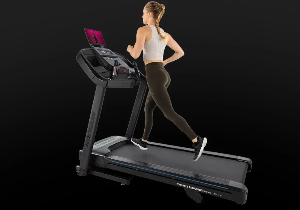 Horizon 7.0 AT Treadmill, Benches, Air Bikes