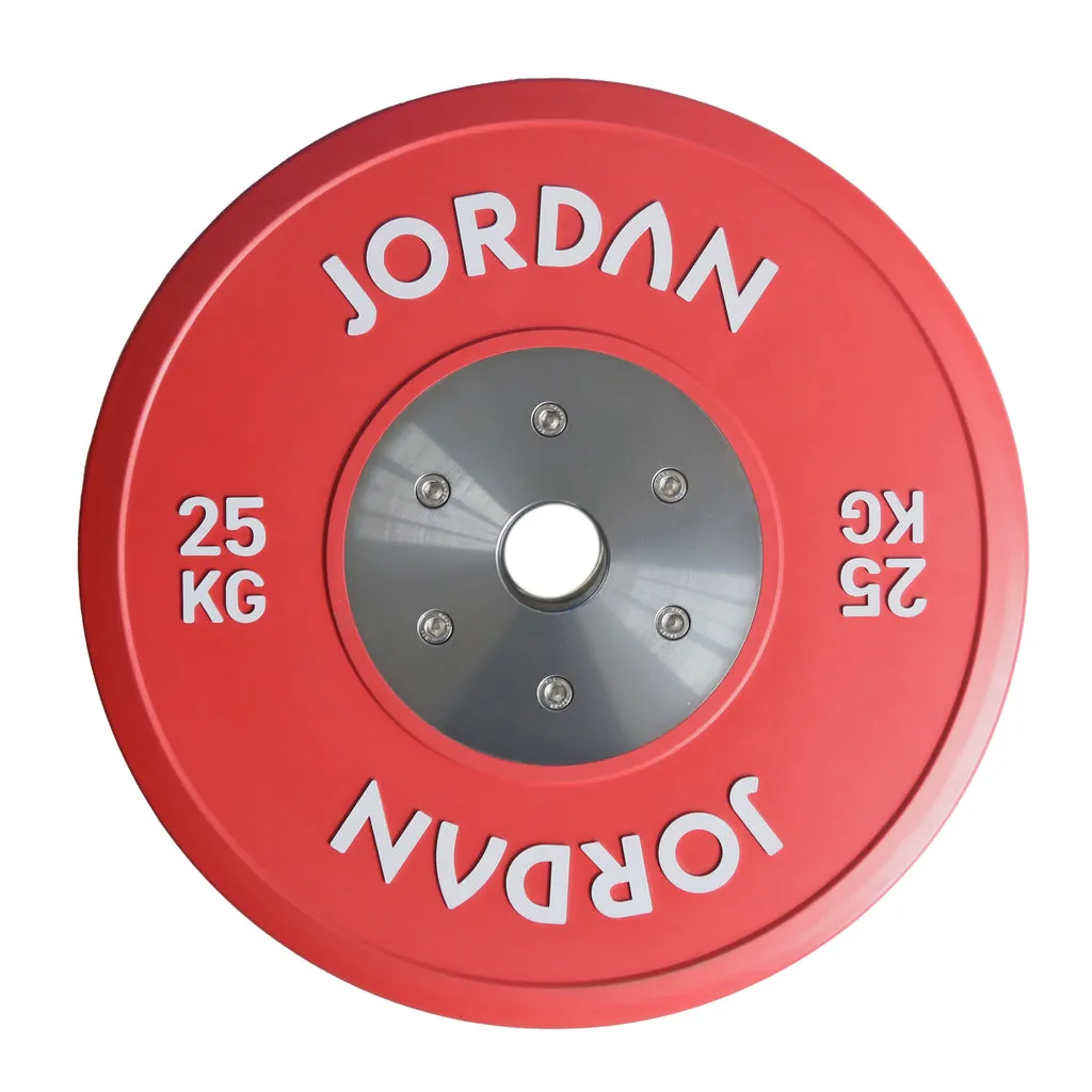 Jordan Coloured Rubber Calibrated Competition Weight Plate, Parallettes for calisthenics, Rowers, Sandbags,Battleropes