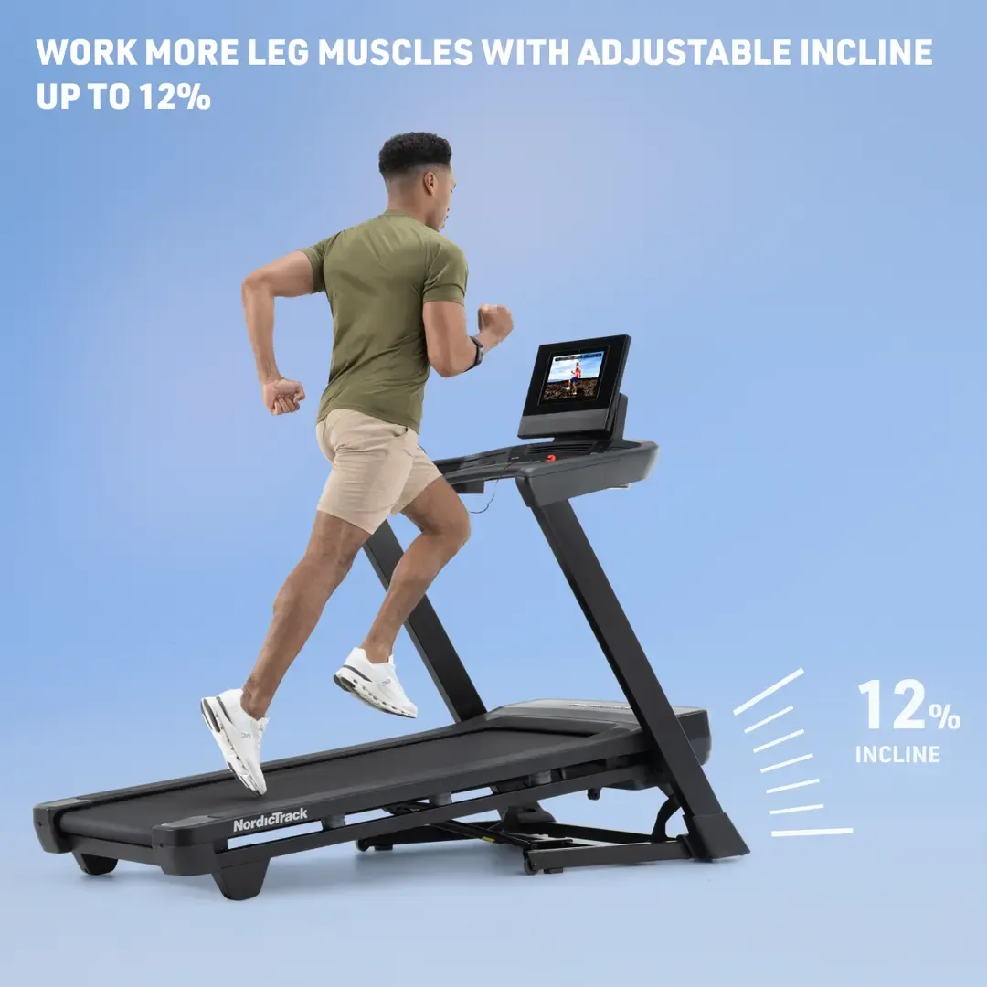 NordicTrack - T Series 10 Treadmill, Elliptical Crosstrainers, Dumbbells