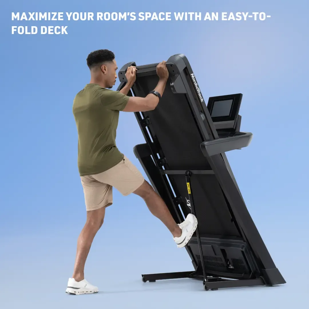 NordicTrack - T Series 10 Treadmill, Portable stair stepper