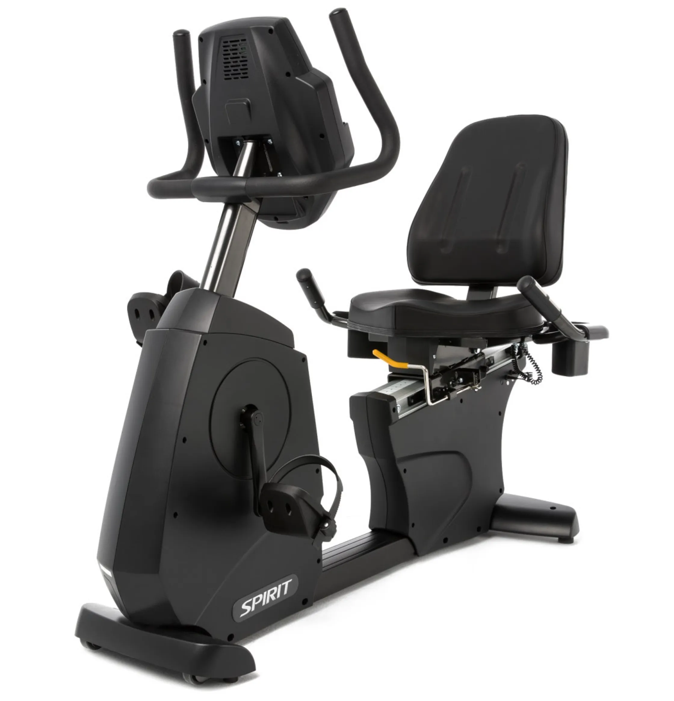 Spirit Fitness CR800 Recumbent Bike, TENS unit muscle stimulator