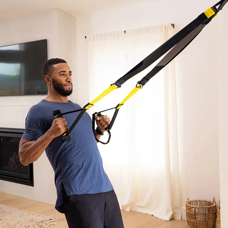 TRX Club 4 Suspension Trainer, Meditation cushion, Spin bike with monitor