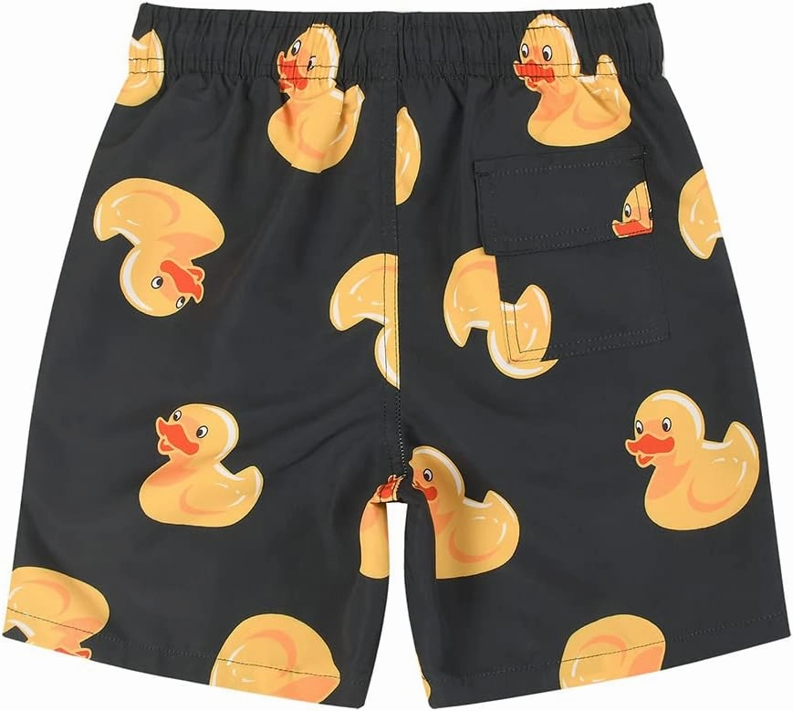 SNOW DREAMS Boys Swim Trunks Quick Dry Swim Shorts Lightweight Bathing Suits Side Pocket