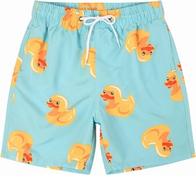 SNOW DREAMS Boys Swim Trunks Quick Dry Swim Shorts Lightweight Bathing Suits Side Pocket