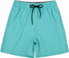 SNOW DREAMS Boys Swim Trunks Quick Dry Swim Shorts Lightweight Bathing Suits with Pocket