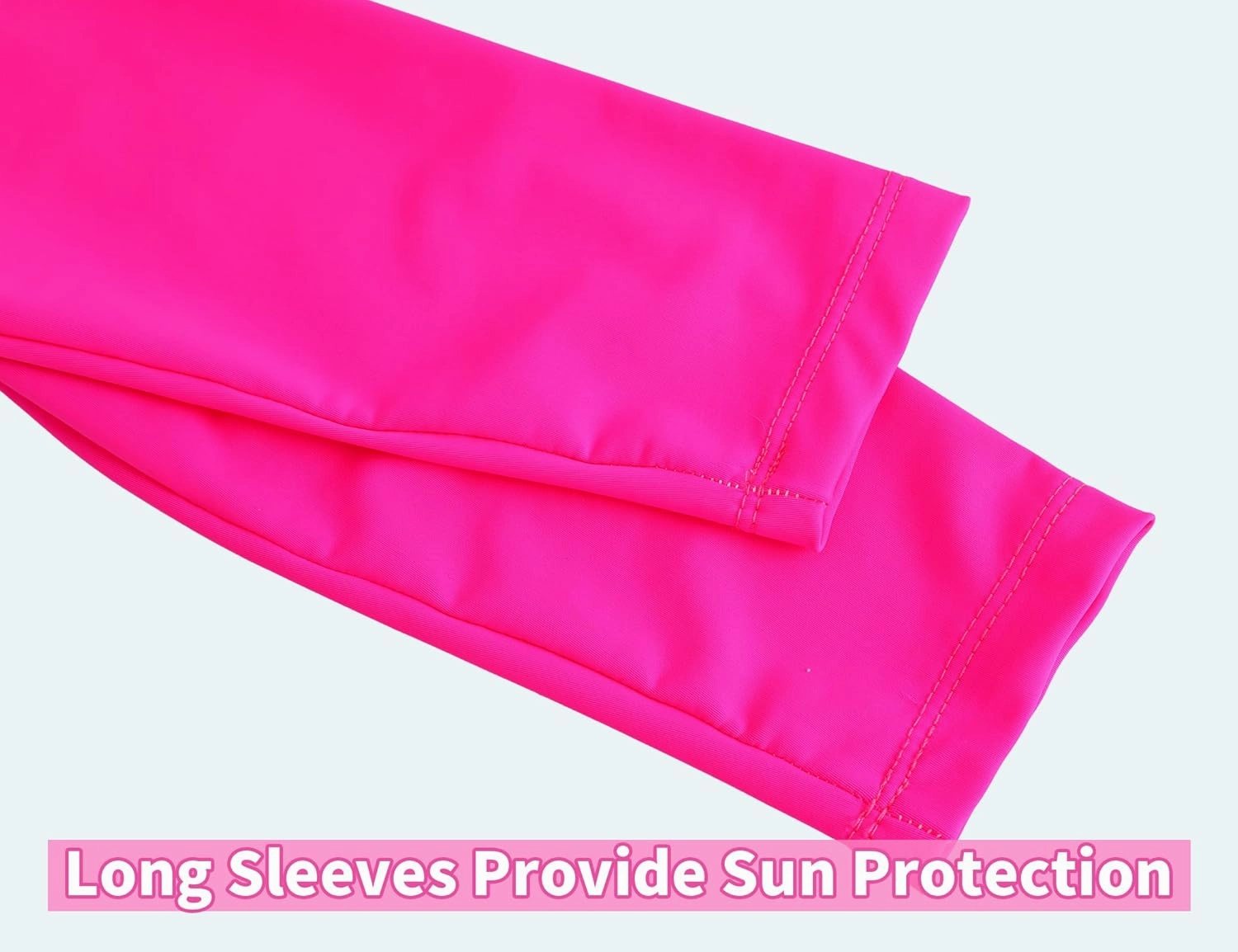 Snowheart Girls Rash Guard Sets Long Sleeves Swimsuit 2 Pieces Tankini Bathing Suit Swimwear for Girls 3-12 Years
