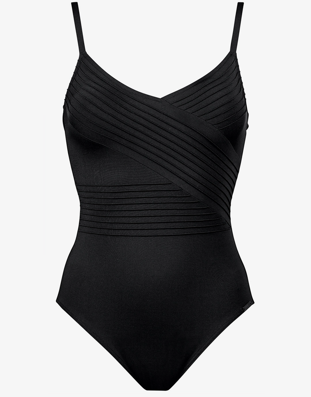 Softline Wrap Swimsuit - Black