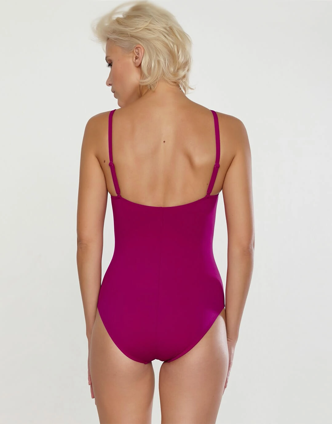 Softline Wrap Swimsuit - Magenta