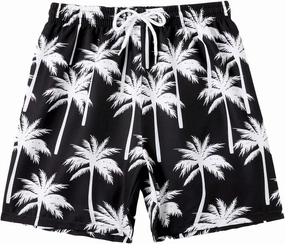 SOLY HUX Boy's Swim Trunks Beach Board Shorts with Mesh Lining Teen Boys Quick Dry Swim Shorts