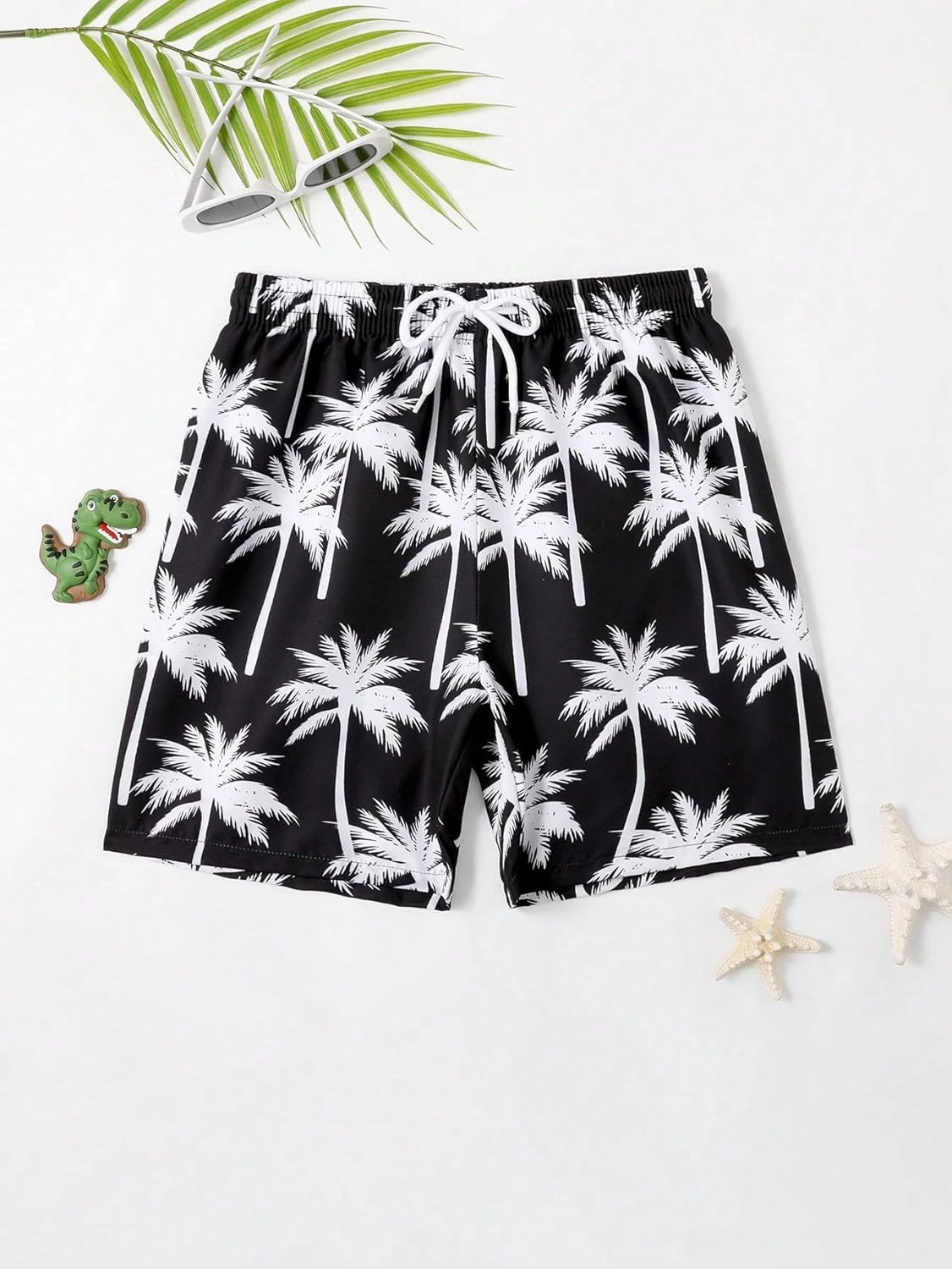 SOLY HUX Boy's Swim Trunks Beach Board Shorts with Mesh Lining Teen Boys Quick Dry Swim Shorts