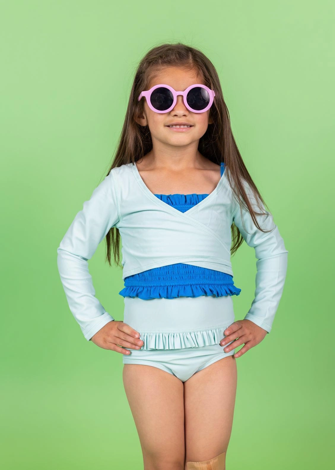 Spearmint | Mini Mid-Ruffle Bottoms