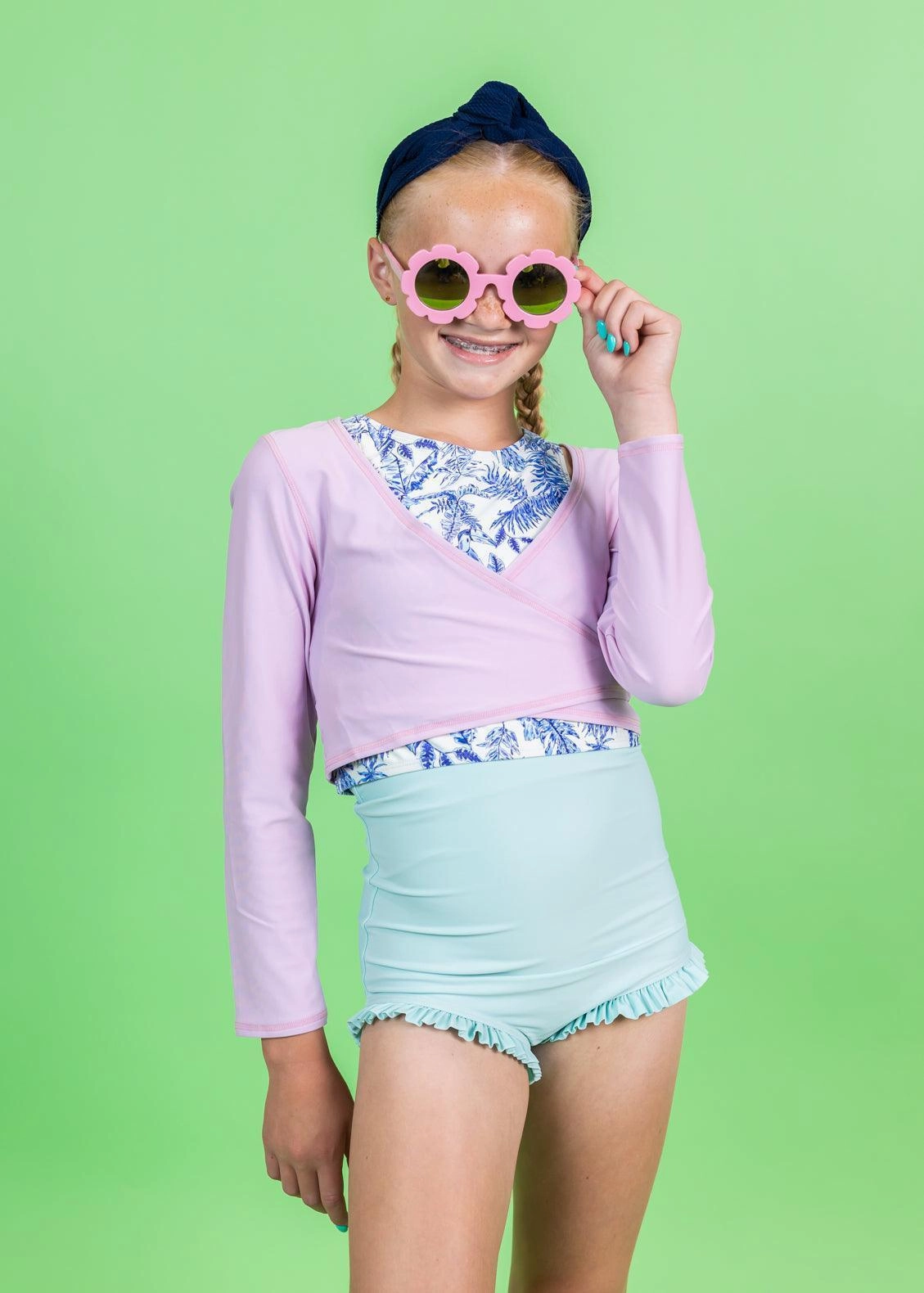 Spearmint | Youth All Ruffled Up Bottoms