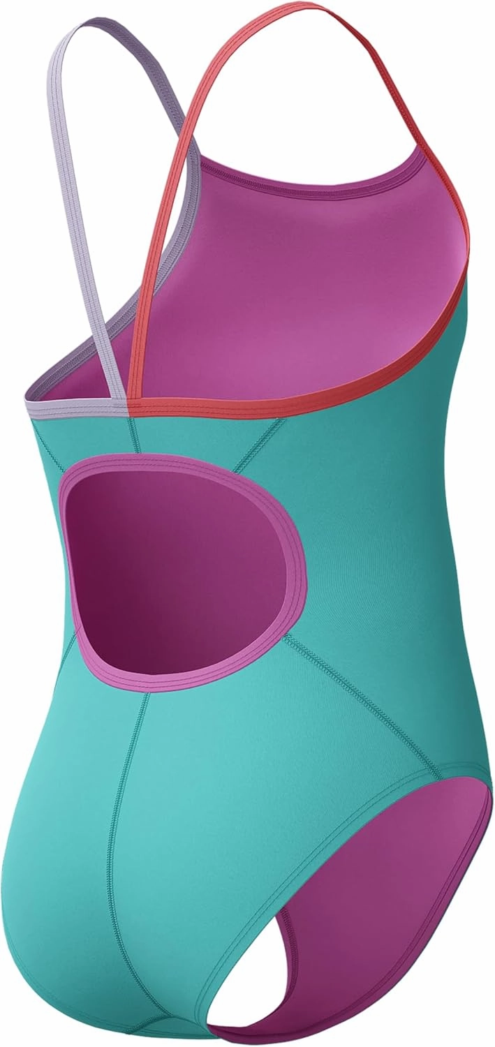 Speedo Girl's Swimsuit One Piece Thin Straps