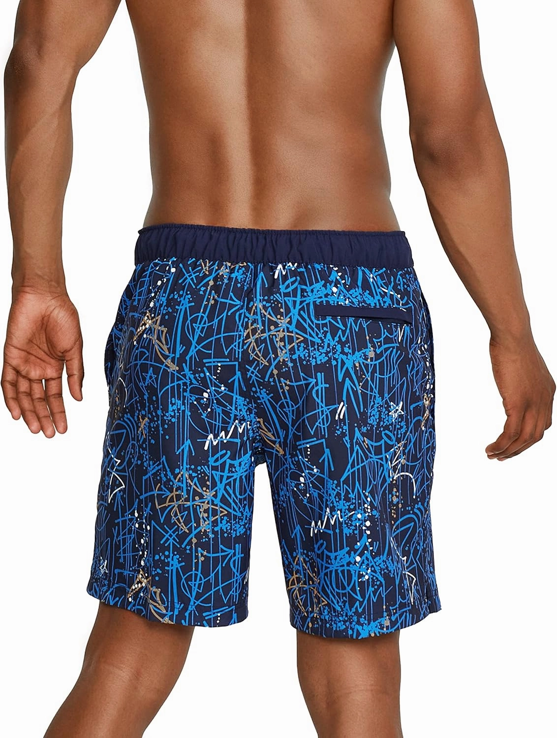 Speedo Men's Swim Trunk Knee Length Boardshort Bondi Printed
