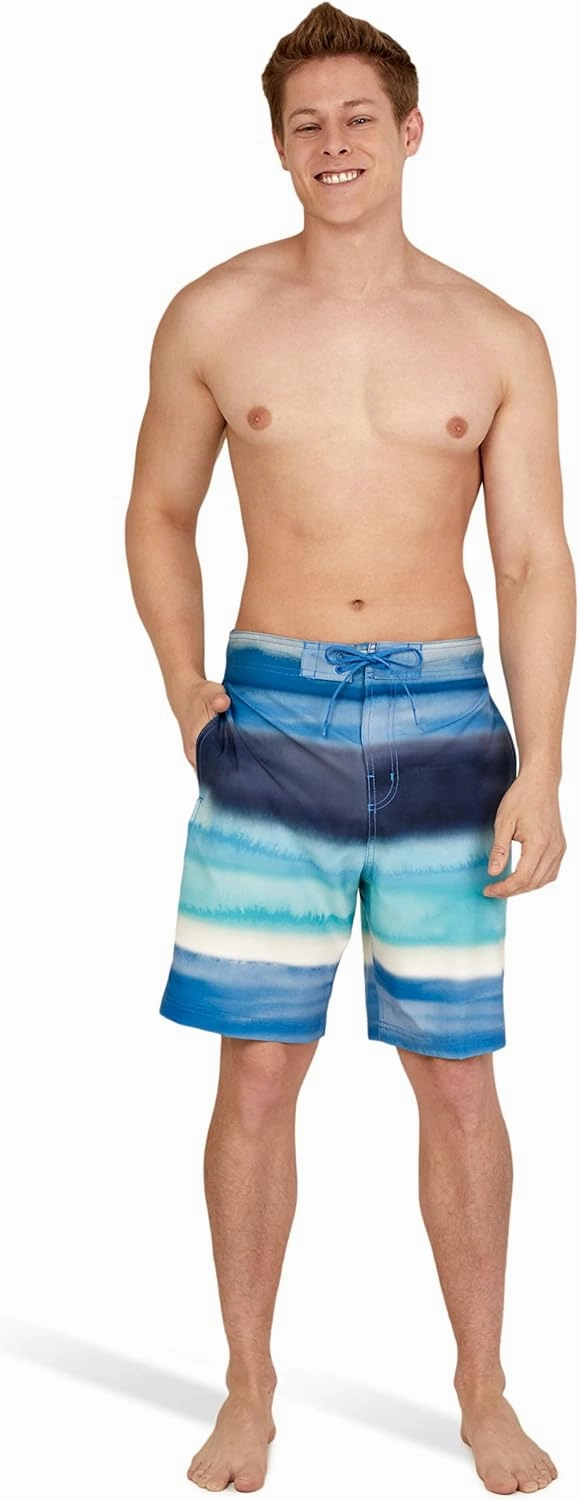 Speedo Men's Swim Trunk Knee Length Boardshort Bondi Printed