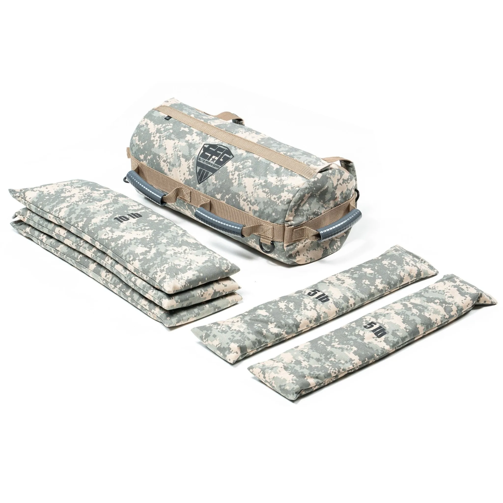 EFG Wrecker 40LB Sandbag, Bikes,Treadmills, Fixed Barbell Set (With Stand)