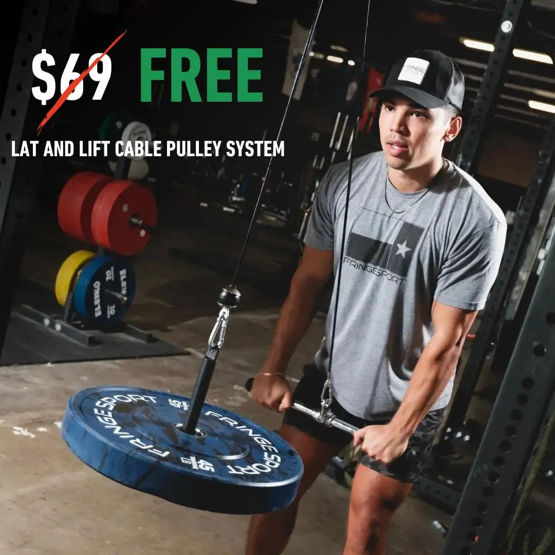 Hex "Trap" Bar (With Free Lat & Lift Pulley System), Balance Boards,Disks