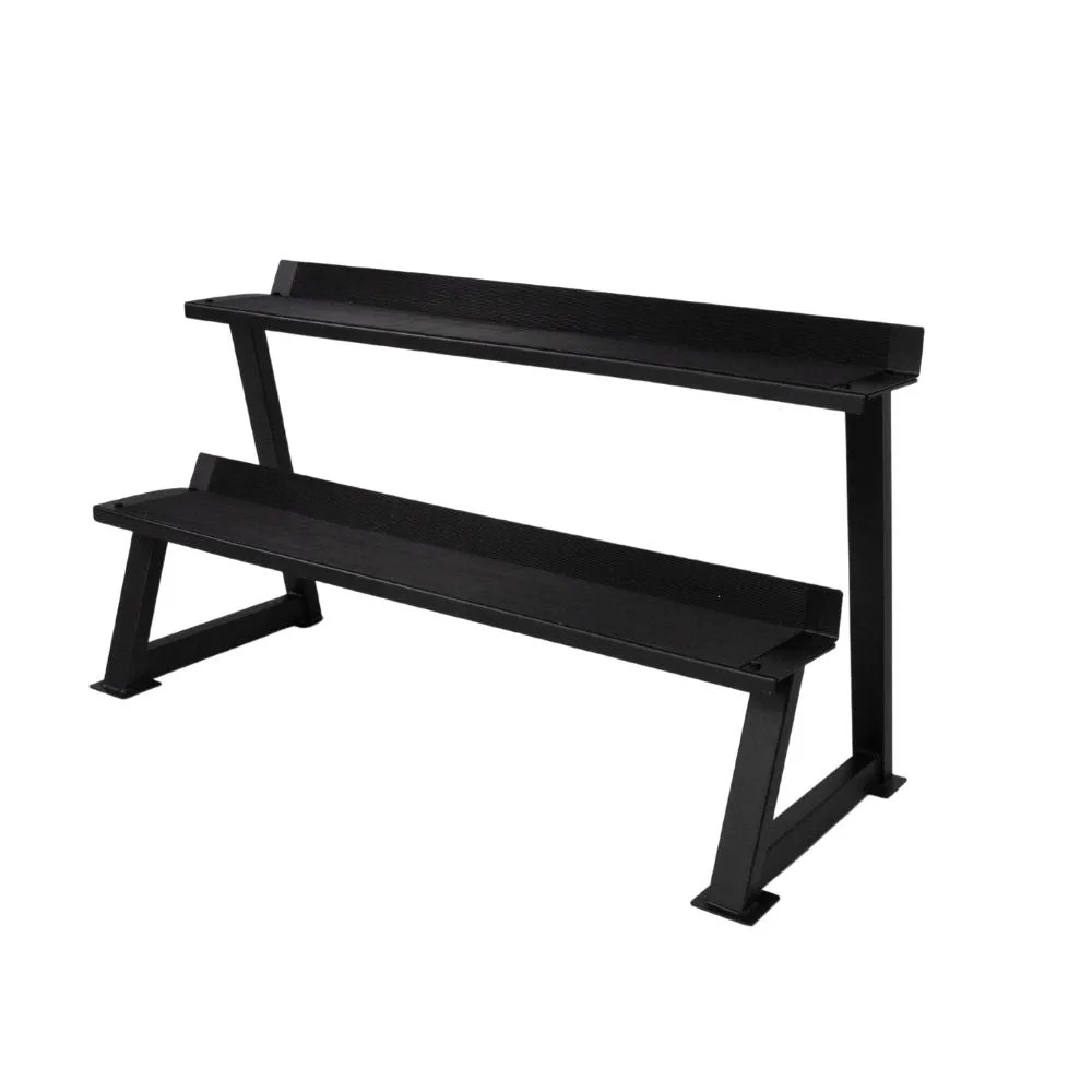 Hit Fitness Kettlebell Rack | 2 Tier, Weightlifting Accessories