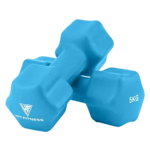 Steal the Spotlight Hit Fitness Neoprene Studio Dumbbells | 5kg Pair Find Your Perfect Fit, Suspension Trainers