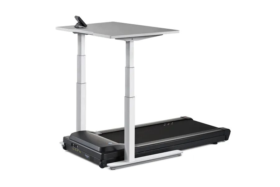 LifeSpan TR1200-Omni Desk Treadmill, Weight Plate Storage, Stretching,Flexibility
