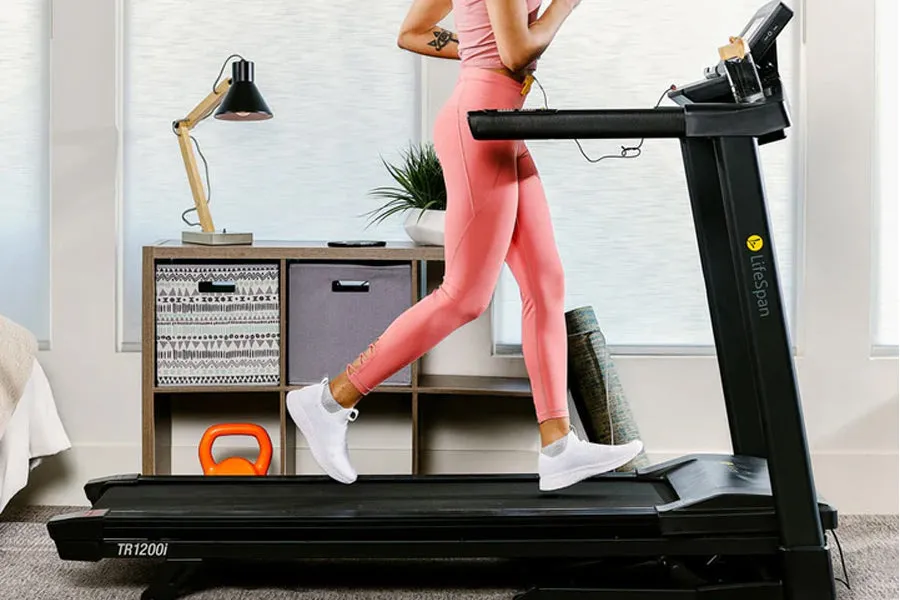 LifeSpan TR1200i Folding Treadmill, Olympic Frisbee Rack