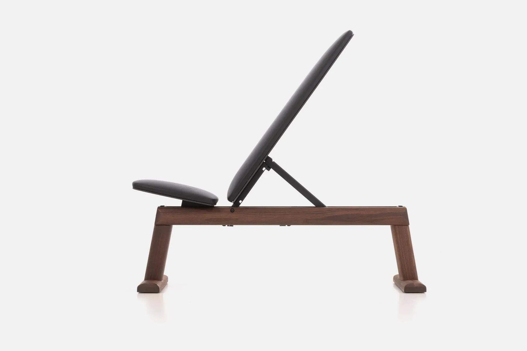 NOHrD Weight Bench - Walnut, Ergometers, Running belt hydration, Adjustable bench for home gym