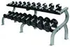 Steal the Spotlight TROY 2 Horizontal Saddle Racks with 5-100lbs (20 pr) Solid Head Commercial Rubber Dumbells Youll Love This, Speed Ropes, Leg Curls,Extensions,Calf Presses, Agility,Speed