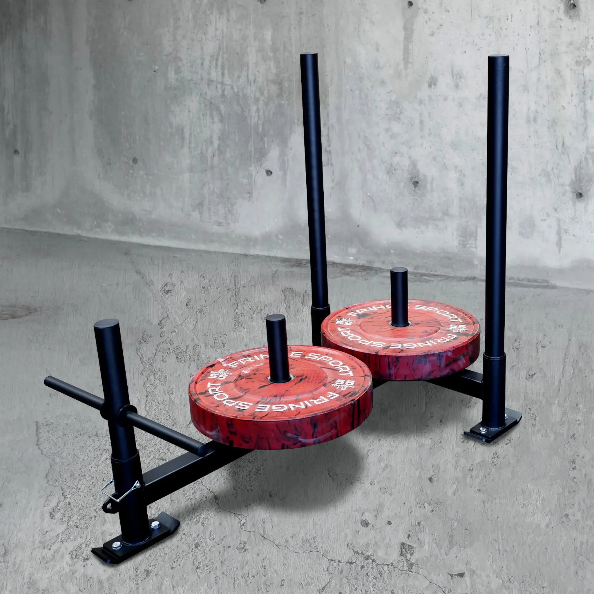 V2 Econ Prowler Sled, Mats, Biodegradable resistance bands, Compact gym equipment for small spaces