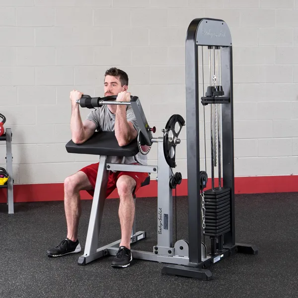 Bodysolid Pro Select Biceps and Triceps Machine (210lbs), Cable Machines, Anti-blister socks